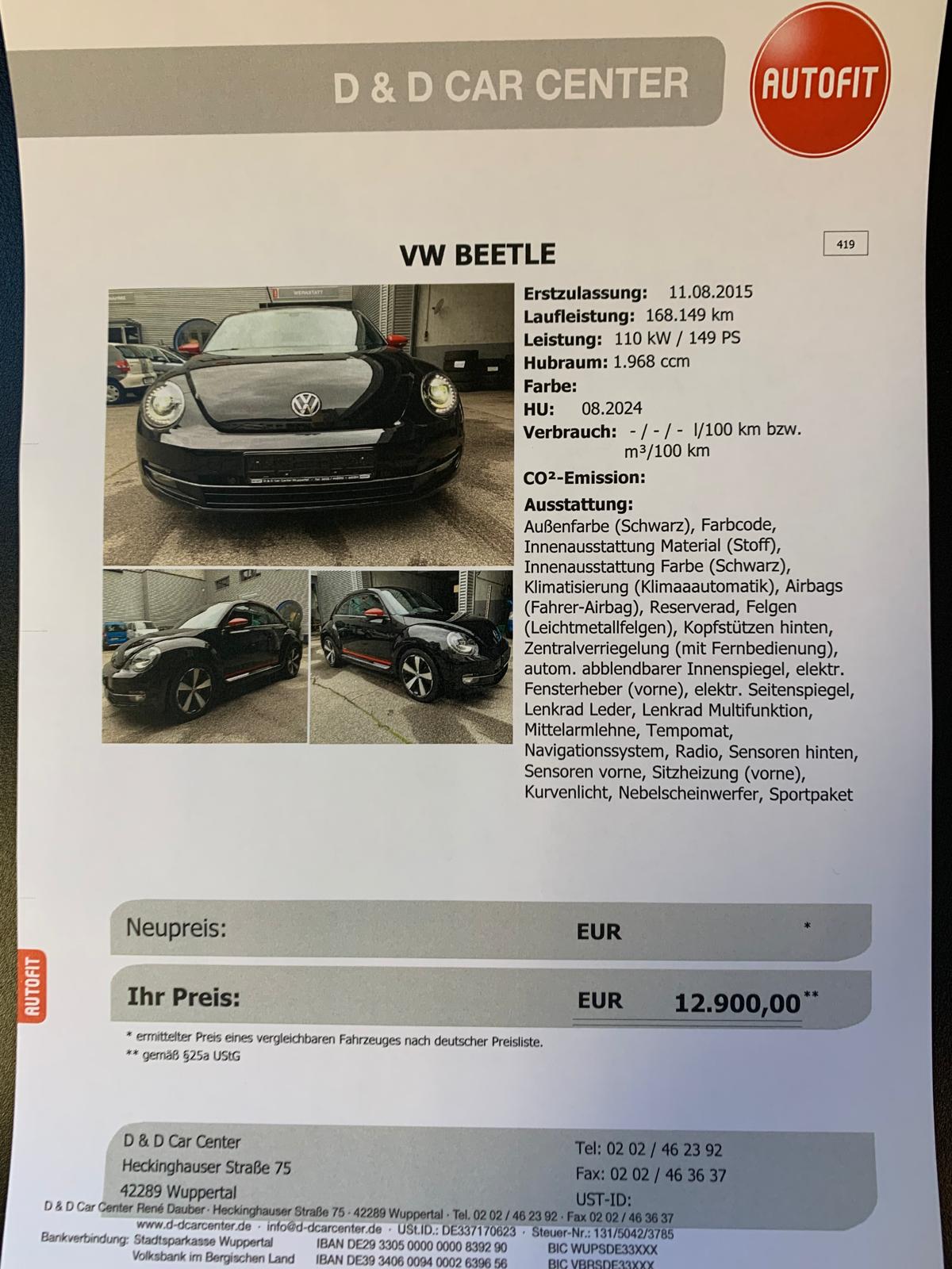 VW Beetle - jetzt schon ein Klassiker